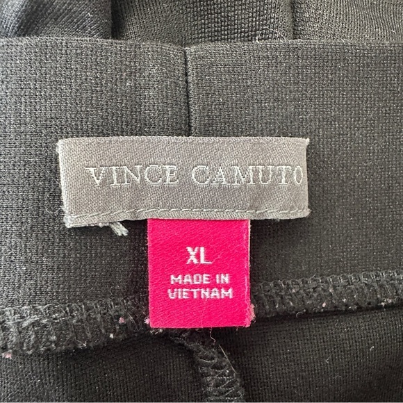 Vince Camuto Pull On Pants Womens Size XL Black Stretch Elastic Waist Casual - Picture 8 of 10